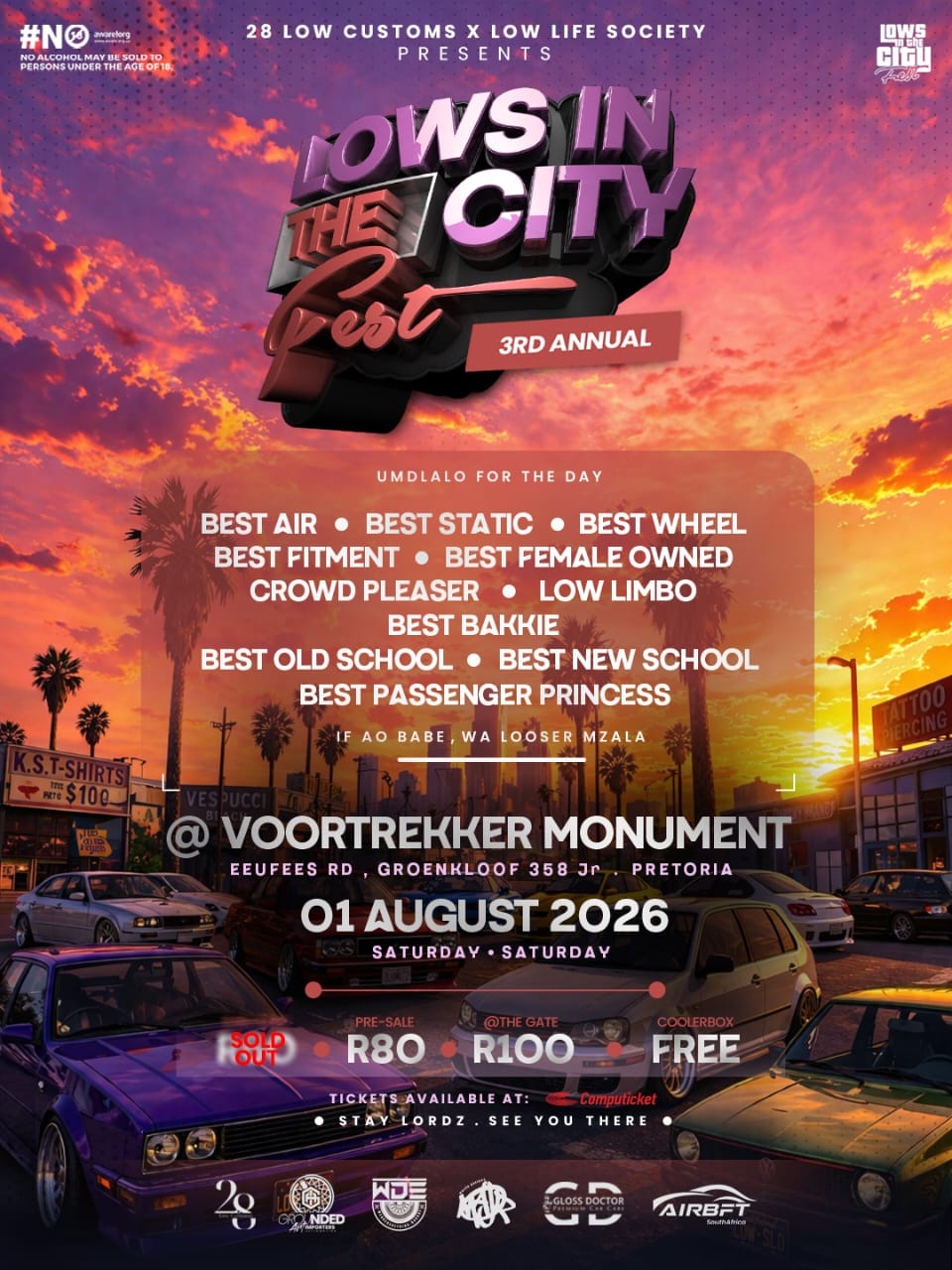 Official Lows in the City Fest third annual poster